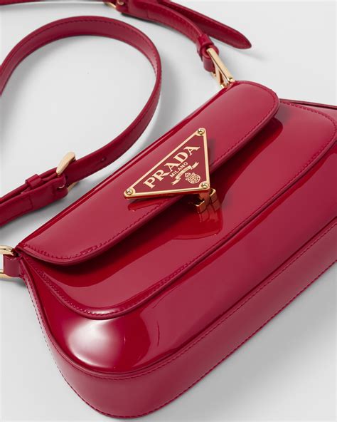 prada cherry red purse|Prada handbag red inside.